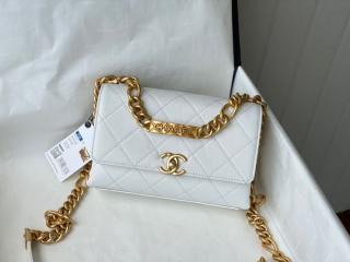 【AS2711-2】 CHANEL シャネル バッグ コピー 21新作 ミニ フラップ バッグ グレインド カーフスキン レディース ショルダーバッグ 3色可選択