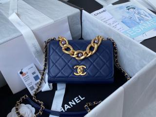 【AS2638-4】 CHANEL シャネル バッグ コピー 21新作 ミニ フラップ バッグ カーフスキン レディース ショルダーバッグ 5色可選択