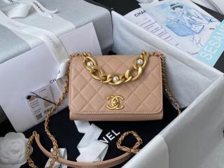 【AS2638-5】 CHANEL シャネル バッグ スーパーコピー 21新作 ミニ フラップ バッグ カーフスキン レディース ショルダーバッグ 5色可選択