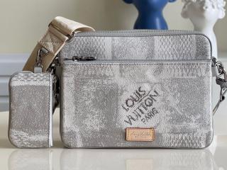 【N50068】 LOUIS VUITTON ルイヴィトン ダミエ・ソルト バッグ コピー 21新作 トリオ・メッセンジャー メンズ ショルダーバッグ