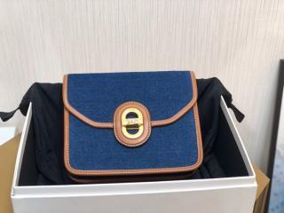 【196942DJX-2】 CELINE セリーヌ バッグ スーパーコピー 21新作 サルキー クラッチ / テキスタイル & カーフスキン レディース ショルダーバッグ 2色可選択