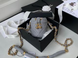 【AP2330-2】 CHANEL シャネル バッグ スーパーコピー 21新作 チェーン クラッチ シャイニー ラムスキン レディース ショルダーバッグ 4色可選択