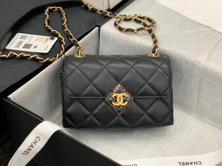 【AS2633-2】 CHANEL シャネル バッグ スーパーコピー 21新作 ミニ フラップ バッグ ラムスキン & プレキシ レディース ショルダーバッグ 4色可選択