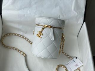 【AS2735-2】 CHANEL シャネル バッグ コピー 21新作 スモール ヴァニティー ケース ラムスキン レディース ショルダーバッグ 3色可選択