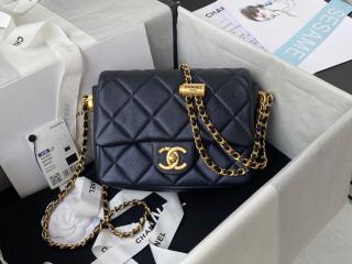 【AS2855-1】 CHANEL シャネル バッグ コピー 21新作 イリディッセント グレインド カーフスキン ミニ フラップ バッグ ショルダーバッグ 6色可選択