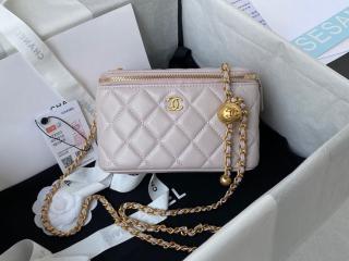 【AP2303-2】 CHANEL シャネル バッグ コピー 21新作 ラムスキン チェーン クラッチ ショルダーバッグ 6色可選択