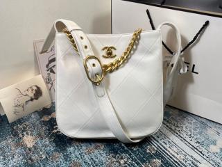 【AS2844-4】 CHANEL シャネル バッグ コピー 21新作 カーフスキン ホーボー バッグ ショルダーバッグ 4色可選択