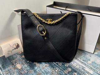 【AS2845-1】 CHANEL シャネル バッグ スーパーコピー 21新作 カーフスキン マキシ ホーボー バッグ ショルダーバッグ 4色可選択