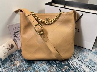 【AS2845-3】 CHANEL シャネル バッグ スーパーコピー 21新作 カーフスキン マキシ ホーボー バッグ ショルダーバッグ 4色可選択