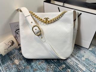 【AS2845-4】 CHANEL シャネル バッグ コピー 21新作 カーフスキン マキシ ホーボー バッグ ショルダーバッグ 4色可選択