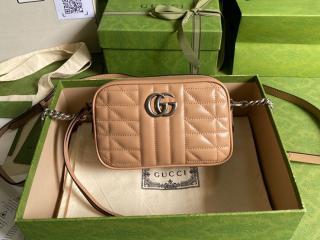 【634936-1】 GUCCI グッチ バッグ コピー 21新作 〔GGマーモント〕 キルティング ミニバッグ ショルダーバッグ 4色可選択