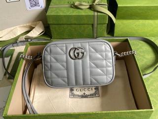 【634936-2】 GUCCI グッチ バッグ スーパーコピー 21新作 〔GGマーモント〕 キルティング ミニバッグ ショルダーバッグ 4色可選択