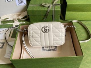 【634936-4】 GUCCI グッチ バッグ スーパーコピー 21新作 〔GGマーモント〕 キルティング ミニバッグ ショルダーバッグ 4色可選択