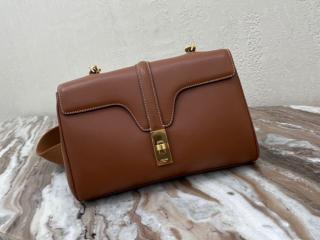 【196853CR8-3】 CELINE セリーヌ バッグ スーパーコピー 21新作 ティーン ソフト16 / スムースカーフスキン ショルダーバッグ 6色可選択
