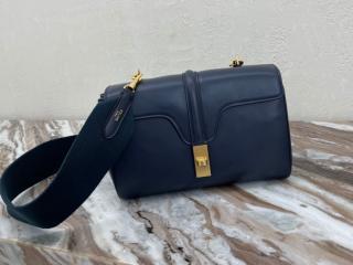 【196853CR8-4】 CELINE セリーヌ バッグ コピー 21新作 ティーン ソフト16 / スムースカーフスキン ショルダーバッグ 6色可選択