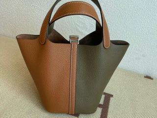 【Picotin18-1】 HERMES エルメス バッグ スーパーコピー ピコタンロック 18 PM ハンドバッグ ミニトートバッグ