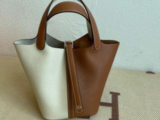 【Picotin18-7】 HERMES エルメス バッグ スーパーコピー ピコタンロック 18 PM ハンドバッグ ミニトートバッグ