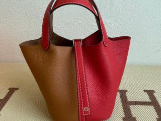 【Picotin18-10】 HERMES エルメス バッグ コピー ピコタンロック 18 PM ハンドバッグ ミニトートバッグ