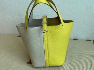 【Picotin18-15】 HERMES エルメス バッグ スーパーコピー ピコタンロック 18 PM ハンドバッグ ミニトートバッグ
