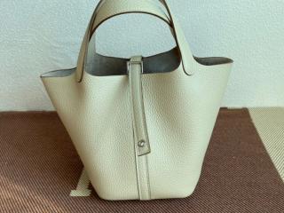 【Picotin18-18】 HERMES エルメス バッグ コピー ピコタンロック 18 PM ハンドバッグ ミニトートバッグ シルバー/ゴールド金具可選択