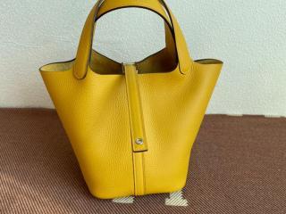 【Picotin18-20】 HERMES エルメス バッグ コピー ピコタンロック 18 PM ハンドバッグ ミニトートバッグ シルバー/ゴールド金具可選択