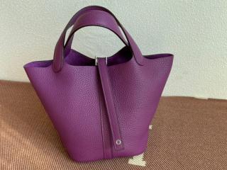 【Picotin18-21】 HERMES エルメス バッグ スーパーコピー ピコタンロック 18 PM ハンドバッグ ミニトートバッグ シルバー/ゴールド金具可選択