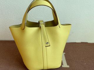 【Picotin18-33】 HERMES エルメス バッグ スーパーコピー ピコタンロック 18 PM ハンドバッグ ミニトートバッグ シルバー/ゴールド金具可選択