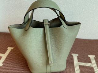 【Picotin18-42】 HERMES エルメス バッグ スーパーコピー ピコタンロック 18 PM ハンドバッグ ミニトートバッグ シルバー/ゴールド金具可選択