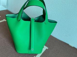 【Picotin18-47】 HERMES エルメス バッグ スーパーコピー ピコタンロック 18 PM ハンドバッグ ミニトートバッグ シルバー/ゴールド金具可選択