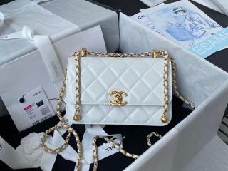 【AS2615-4】 CHANEL シャネル バッグ スーパーコピー 21新作 カーフスキン ミニ フラップ バッグ レディース ショルダーバッグ 5色可選択