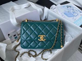 【AS2649-2】 CHANEL シャネル バッグ コピー 21新作 カーフスキン スモール フラップ バッグ レディース ショルダーバッグ 5色可選択