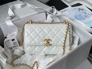 【AS2649-4】 CHANEL シャネル バッグ コピー 21新作 カーフスキン スモール フラップ バッグ レディース ショルダーバッグ 5色可選択