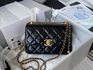 【AS2649-5】 CHANEL シャネル バッグ スーパーコピー 21新作 カーフスキン スモール フラップ バッグ レディース ショルダーバッグ 5色可選択
