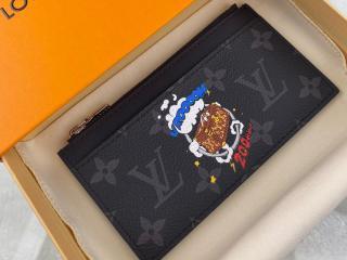 【M80932】 LOUIS VUITTON ルイヴィトン モノグラム・エクリプス 財布 スーパーコピー 21新作 コインカード・ホルダー ラウンドファスナー財布
