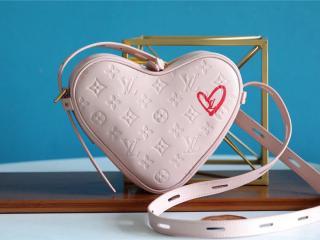 【M58738】 LOUIS VUITTON ルイヴィトン モノグラム バッグ スーパーコピー 21新作 サック・クール レディース ハート・ショルダーバッグ