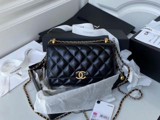【AP2289-5】 CHANEL シャネル バッグ コピー 21新作 チェーンウォレット カーフスキン ショルダーバッグ 5色可選択