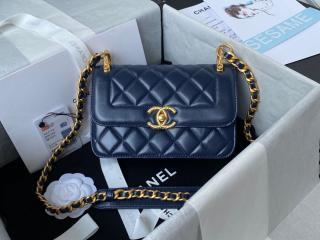 【AS2714-4】 CHANEL シャネル バッグ コピー 21新作 ミニ フラップ バッグ カーフスキン ショルダーバッグ 4色可選択