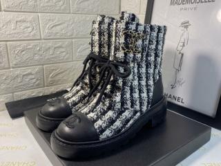【chanel11095】 CHANEL シャネル コピー レースアップブーツ 靴・シューズ スニーカー 215-275可選択