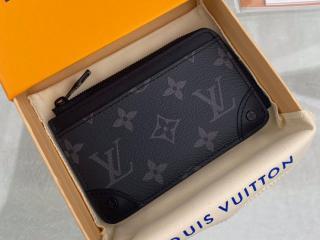 【M80556】 LOUIS VUITTON ルイヴィトン モノグラム・エクリプス 財布 スーパーコピー 21新作 トランク・マルチカードホルダー ラウンドファスナー財布