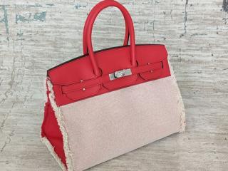 【birkinfray351】 Hermes エルメス バーキン バッグ スーパーコピー 新作 birkin fray 35 Swift ハンドバッグ 4色可選択