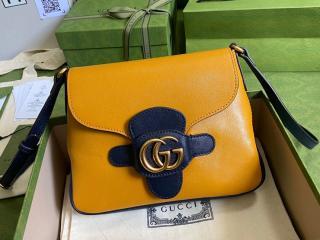 【648934-4】 GUCCI グッチ バッグ スーパーコピー 21新作 ダブルG付き スモール メッセンジャーバッグ レディース ショルダーバッグ 4色可選択