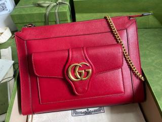 【648999-3】 GUCCI グッチ バッグ コピー 21新作 ダブルG付き スモール レディース ショルダーバッグ