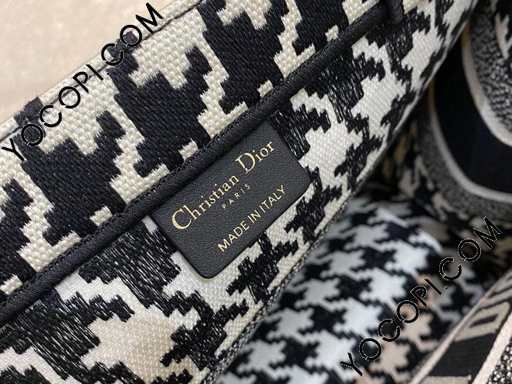 CHRISTIAN DIOR ハウンドトゥース トートバッグ CHRISTIAN DIOR