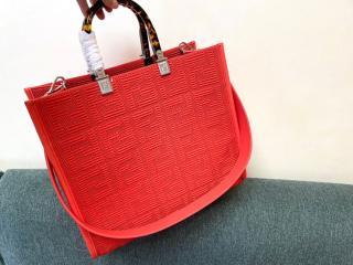 【Sunshine-11】 FENDI x SKIMS フェンディ バッグ スーパーコピー サンシャイン ミディアム FFファブリック ショッパー トートバッグ 2色可選択