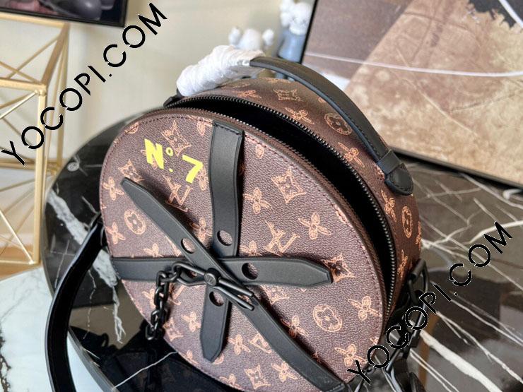 LOUIS VUITTON ルイヴィトン ホイール ボックス ショルダーバッグ 2wayショルダーバッグ バッグ PVCコーティングキャンバス モノグラム ブラウン M59706