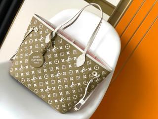 【M46102】 LOUIS VUITTON ルイヴィトン モノグラム・アンプラント バッグ コピー 22新作 NEVERFULL ネヴァーフル MM レディース トートバッグ