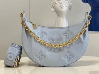 【M59825】 LOUIS VUITTON ルイヴィトン モノグラム･パターン バッグ コピー 22新作 OVER THE MOON オーバー ザ ムーン レディース ショルダーバッグ ブルー グラシエール
