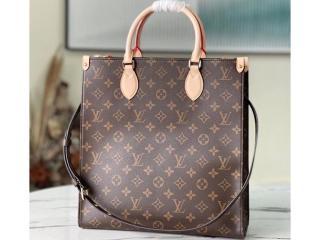 【M45848】 LOUIS VUITTON ルイヴィトン モノグラム バッグ スーパーコピー 22新作 SAC PLAT サックプラ PM レディース ショルダーバッグ