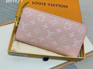 【M81279】 LOUIS VUITTON ルイヴィトン モノグラム・アンプラント 長財布 スーパーコピー 22新作 ジッピー・ウォレット レディース ラウンドファスナー財布