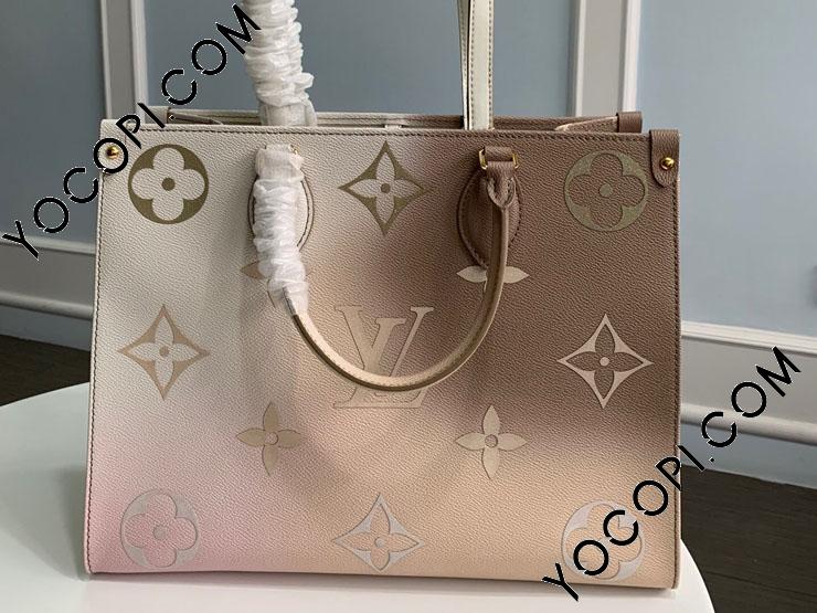 M20510 Louis Vuitton Monogram Canvas Onthego MM Tote-Pink